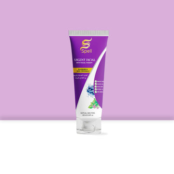Spell Urgent Facial Cream – Blueberry & Basil Skin Brightening Facial | Remove Dead Skin & Excess Oil | 100ml