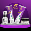 Spell Skincare Kit 4-in-1 Face Wash, Whitening Cream, Anti-Aging Serum, Urgent Facial – Complete Facial Solution Pakistan